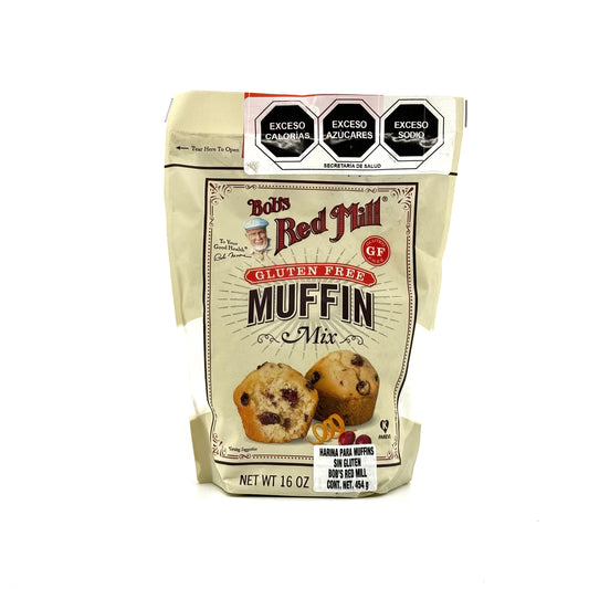 Harina para Muffins sin Gluten.  Cont.  454 grs
