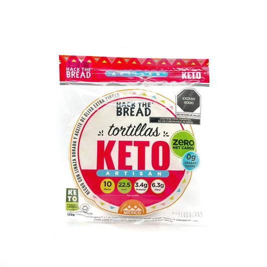 Tortillas Keto.   Cont.  170 grs