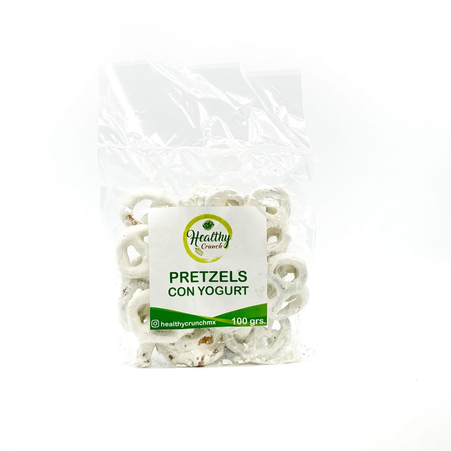 Pretzels con Yogurth.  Cont.  100 grs