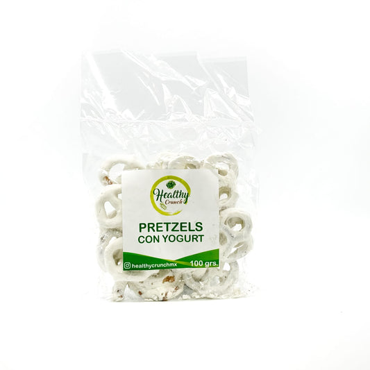 Pretzels con Yogurth.  Cont.  100 grs