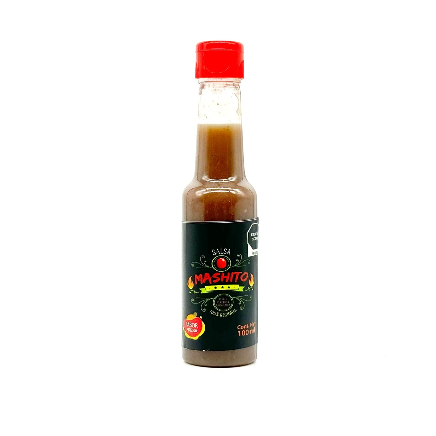 Salsa Mashito sabor Fresa  Cont.  100 Ml