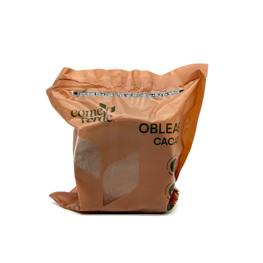 OBLEAS COME VERDE CACAO.  Cont. 60 grs