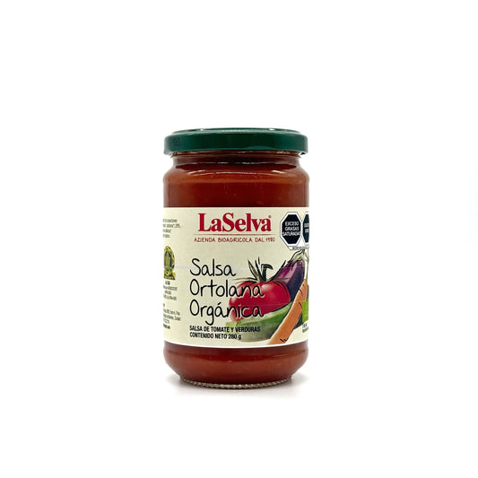 Salsa Ortolana Orgánica.  Cont.  280 grs