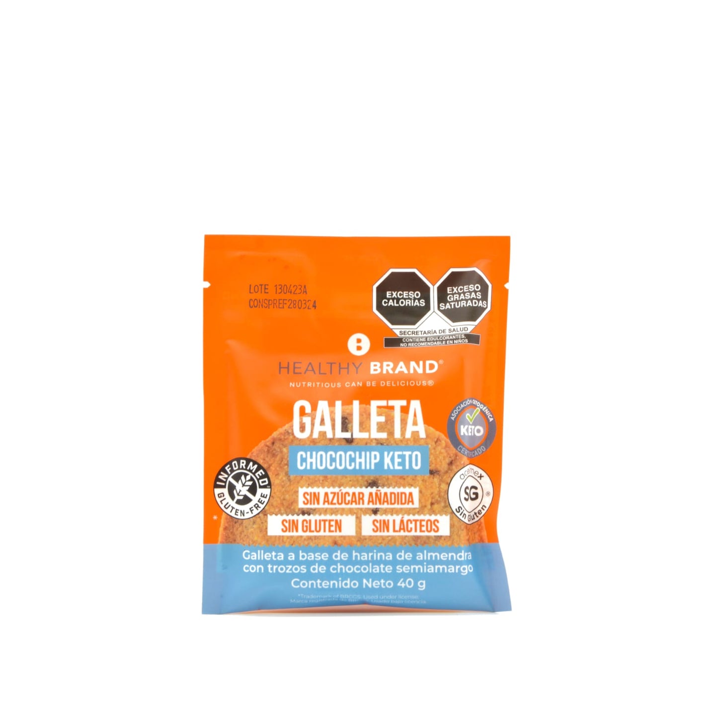 Galleta  Chocochip Keto  Cont. 40 grs