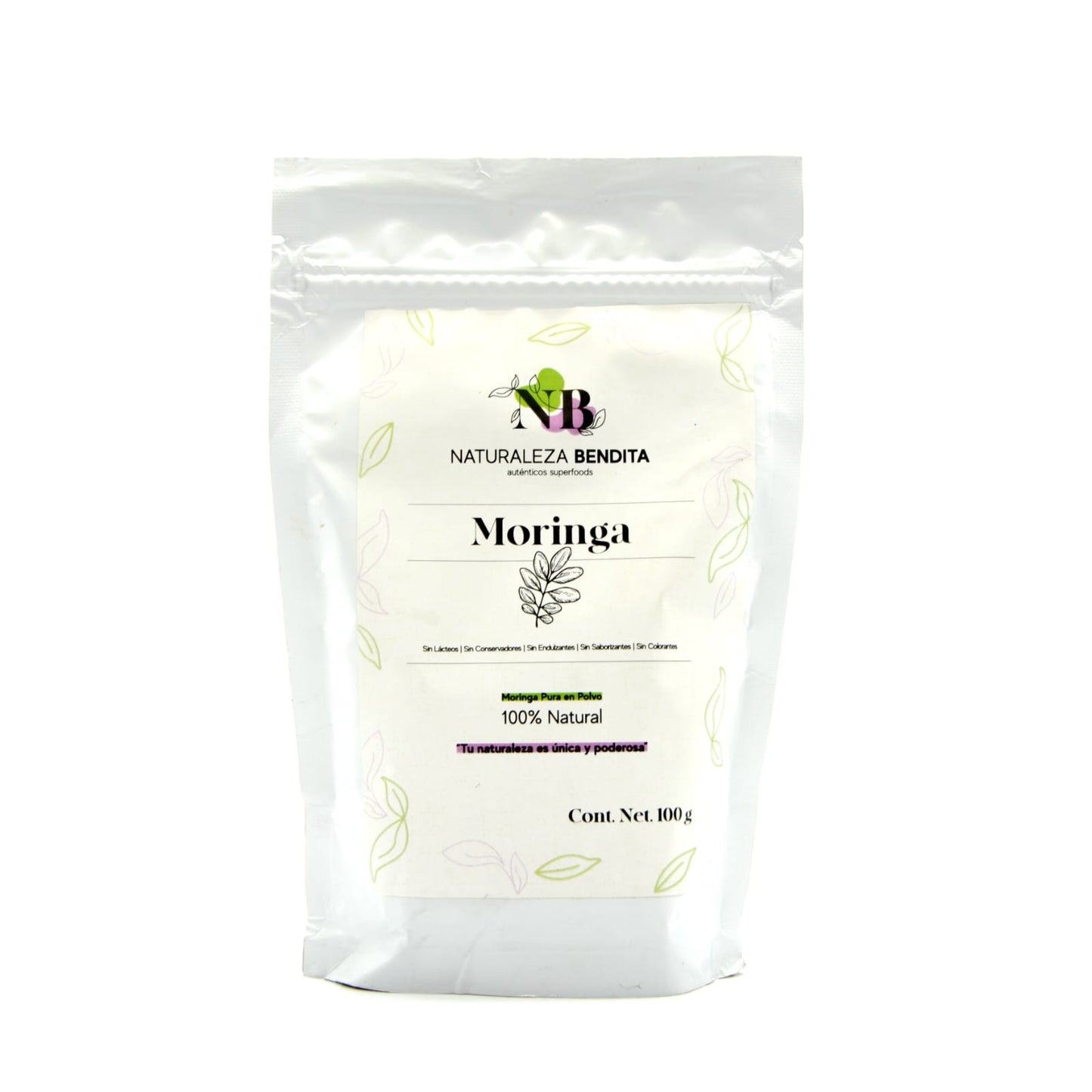 Moringa Super Food.   Cont. 100 grs