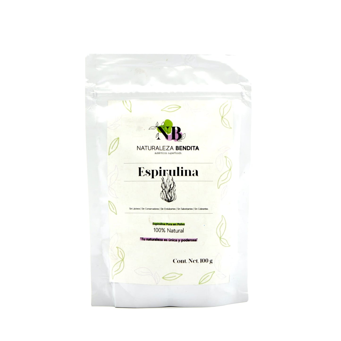 Espirulina SuperFoods.  Cont.  100 grs